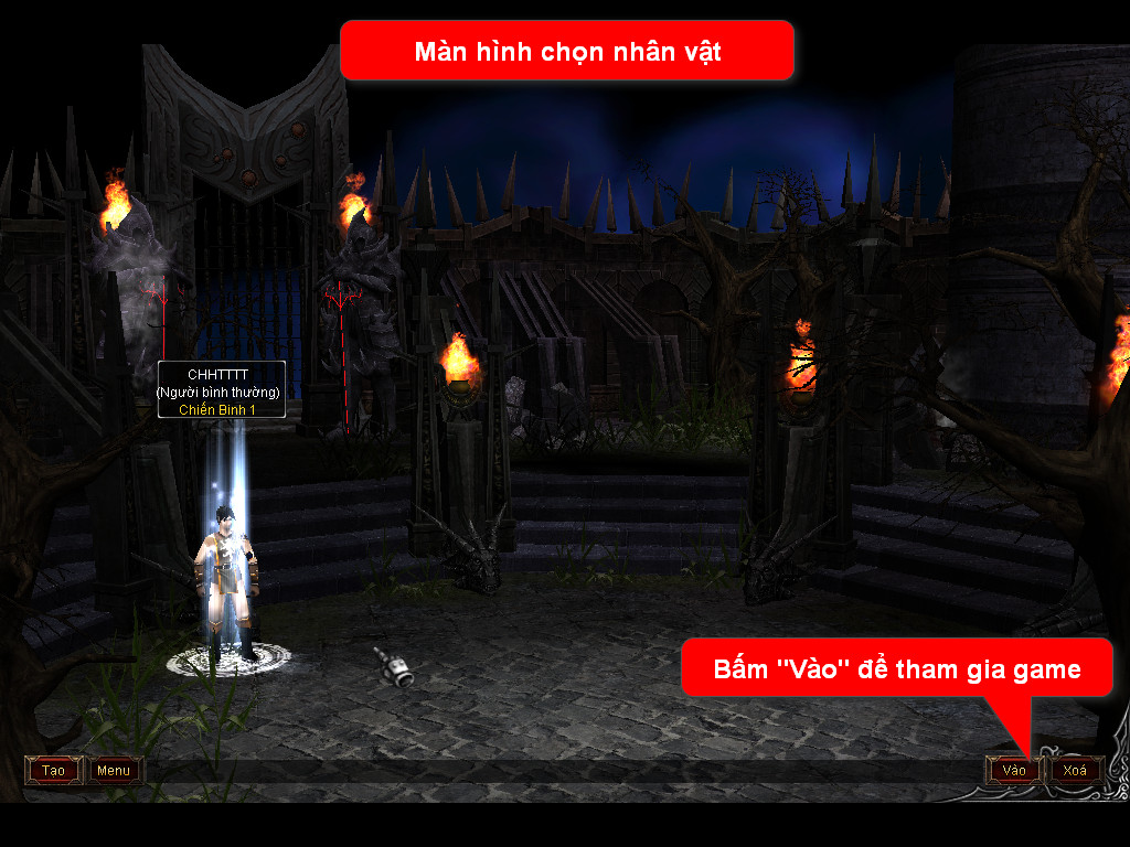 Chức năng chính của Game MU Thăng Long